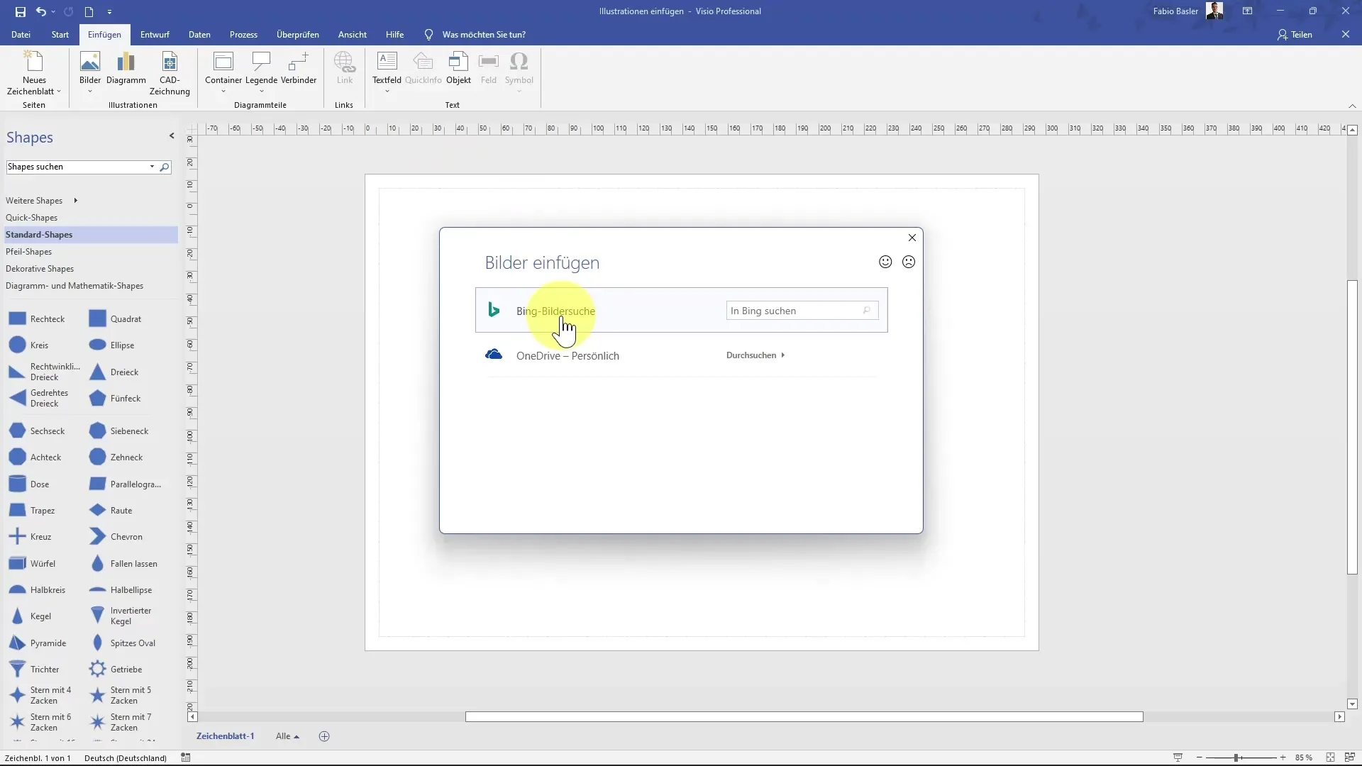 Insert MS Visio illustrations efficiently