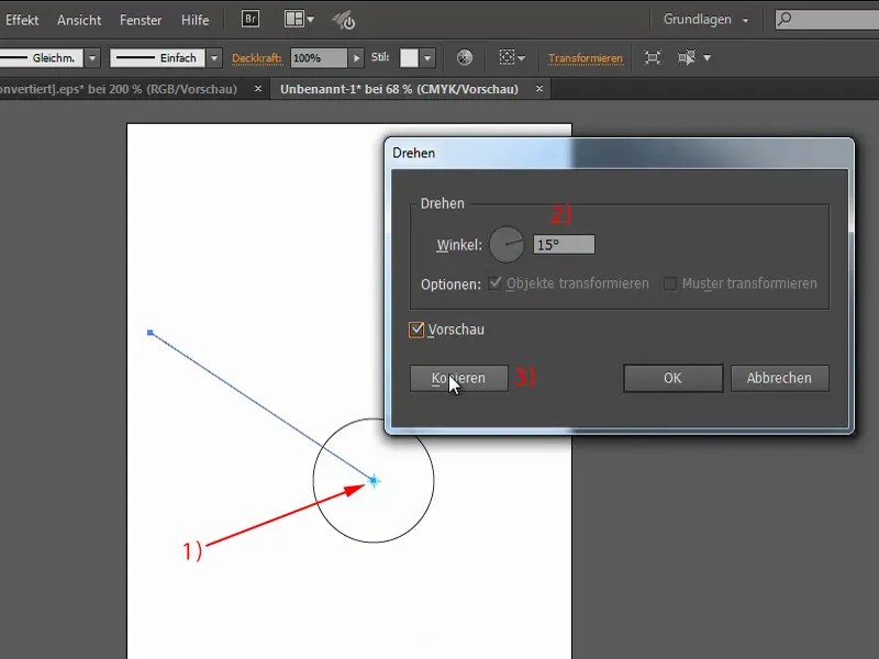 Porady i tricki dotyczące programu Adobe Illustrator: Jak obrócić się właściwie - efekt promieni słonecznych