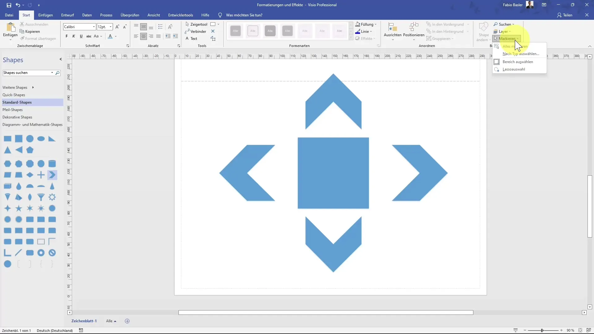 MS Visio: Effective formatting and design adjustments