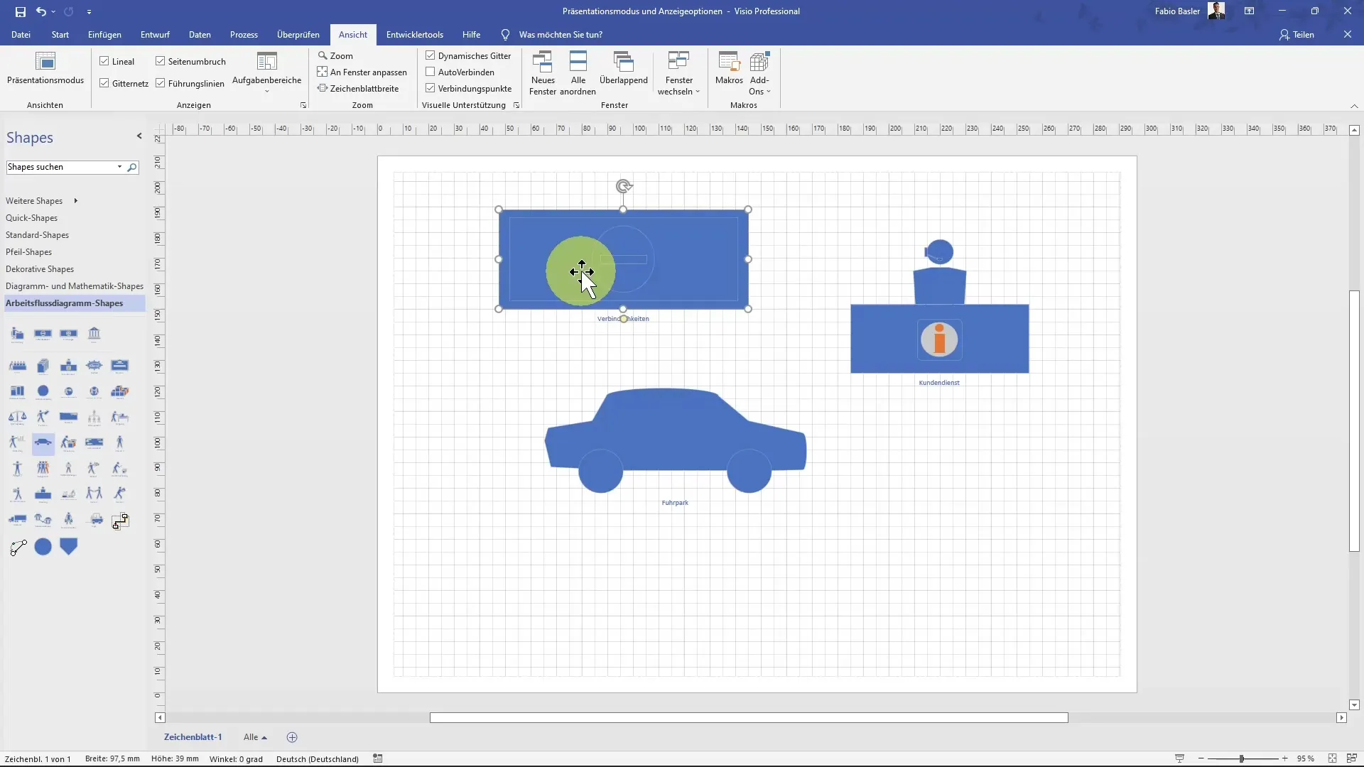 Mastering presentation mode and display options in MS Visio