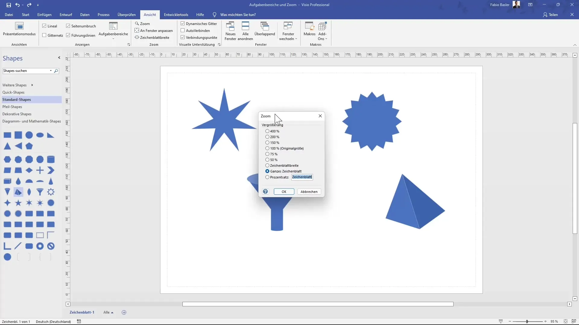 Utilisez au mieux le zoom et les espaces de travail dans MS Visio