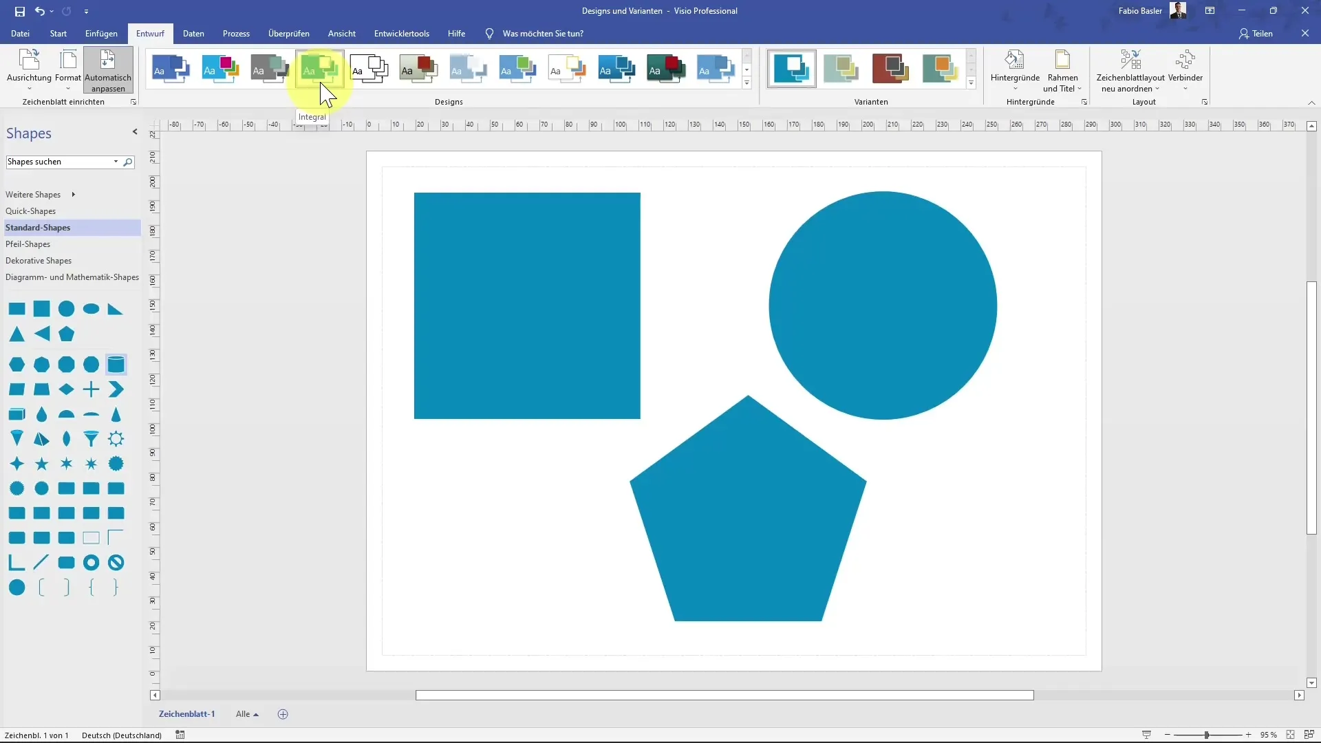 Effectively utilize MS Visio designs and variants