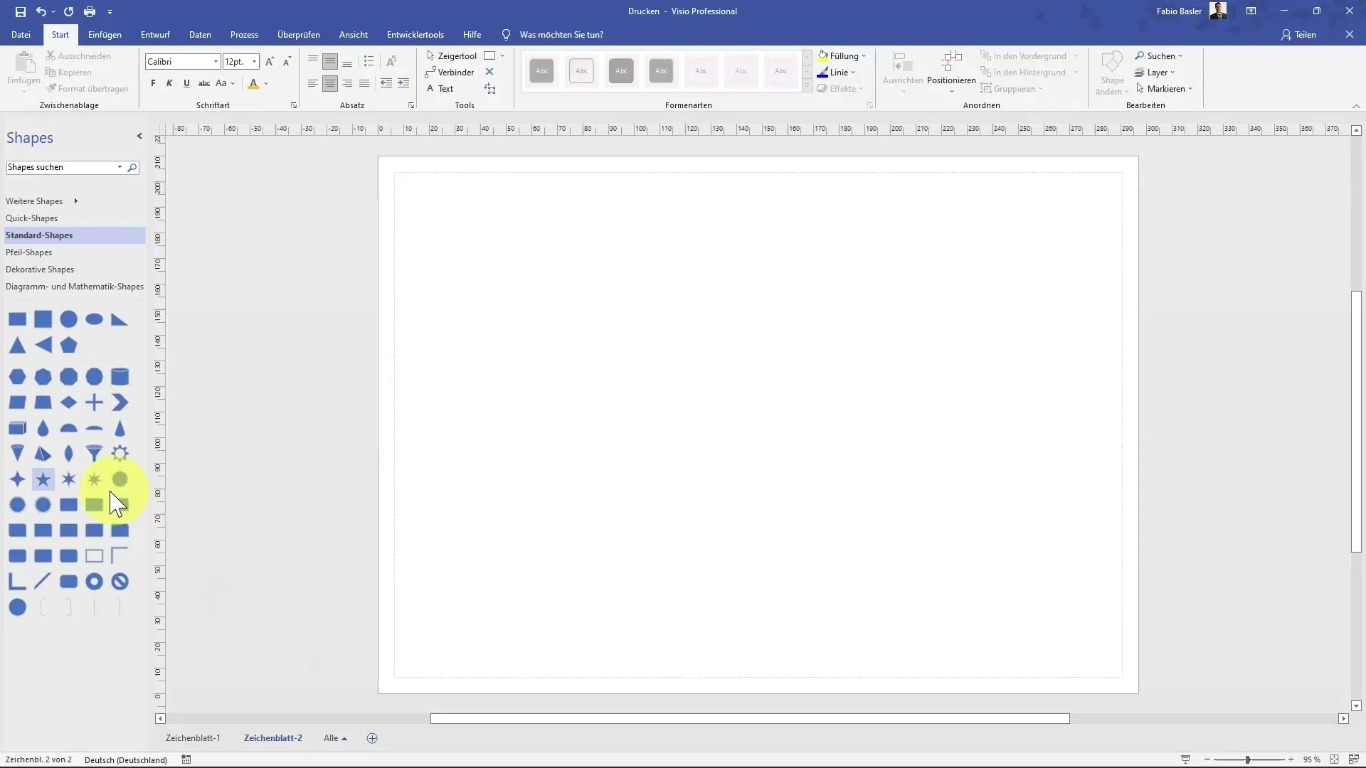 Printing drawings in MS Visio - Step-by-step guide