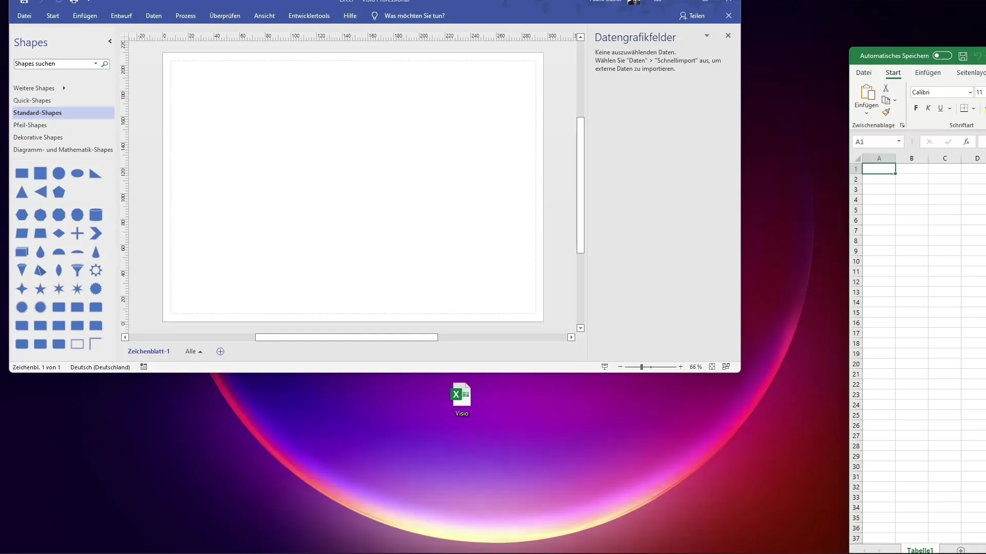 This is how you connect MS Visio with Excel for better diagrams