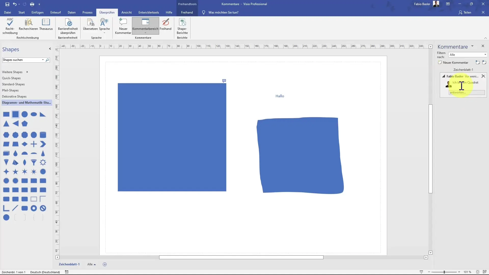 Use and customize Visio comments