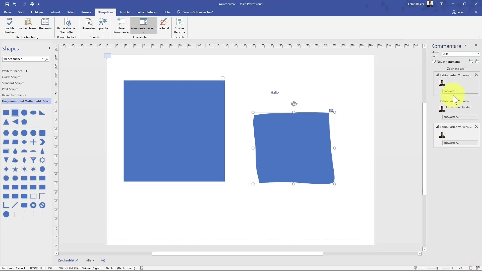 Use and customize Visio comments