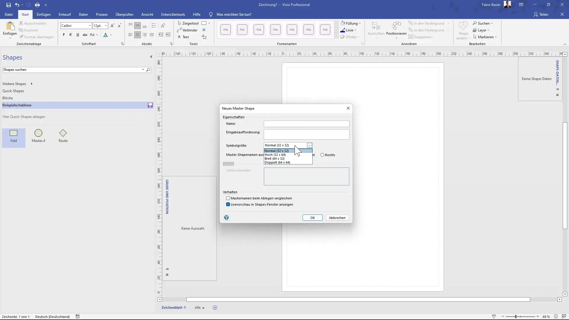 Create custom templates in MS Visio - step-by-step guide