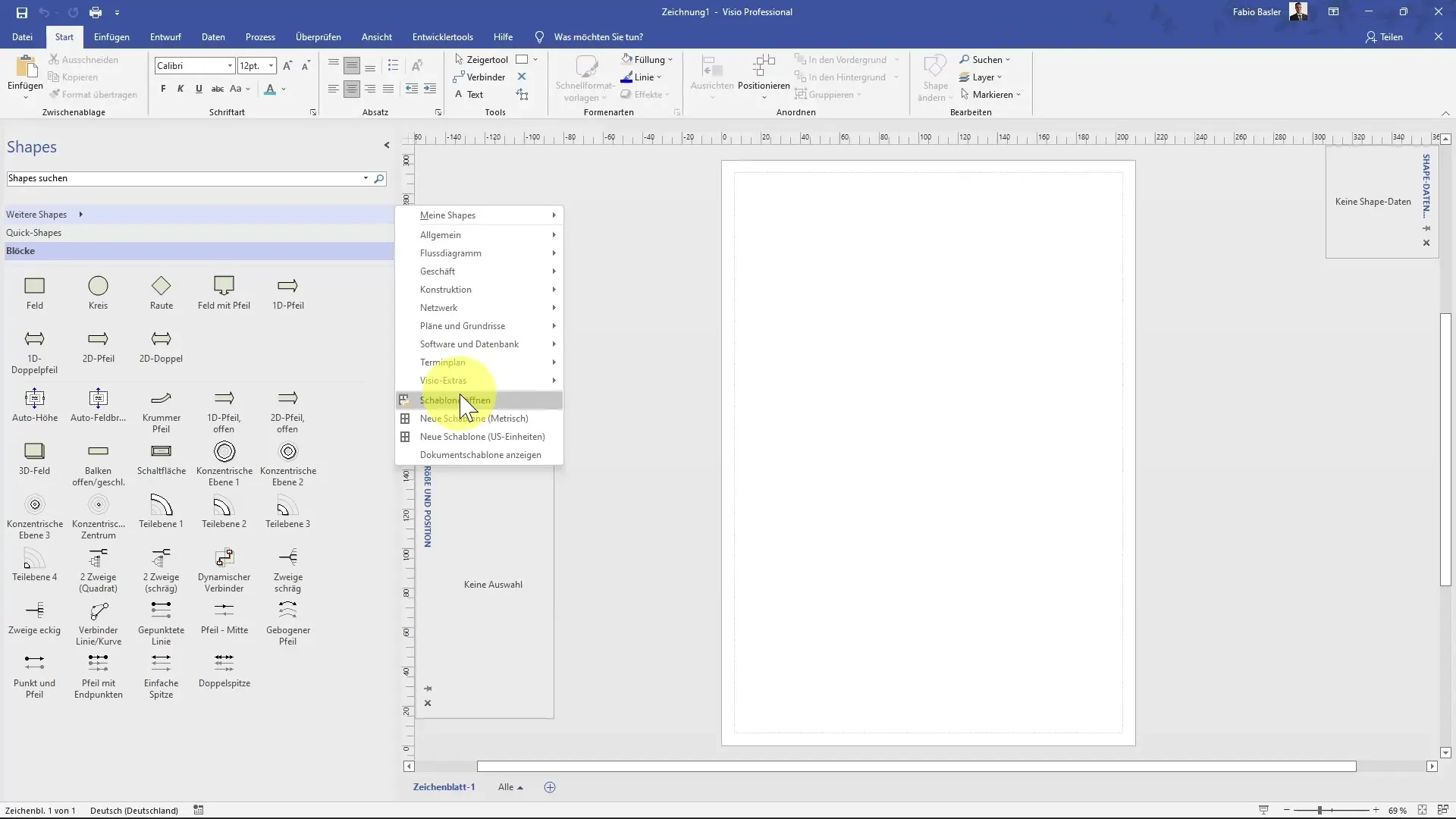 Create custom templates in MS Visio - step-by-step guide