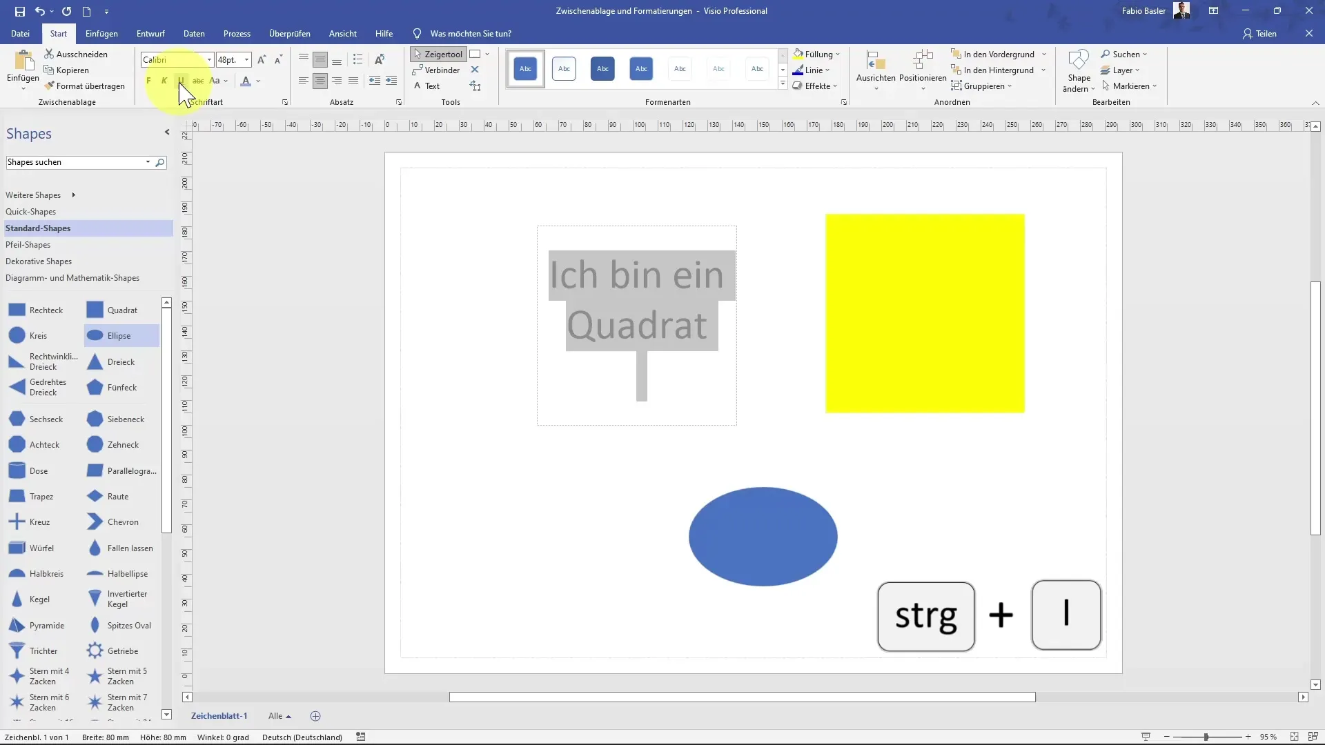 Masterfully use MS Visio clipboard and formatting