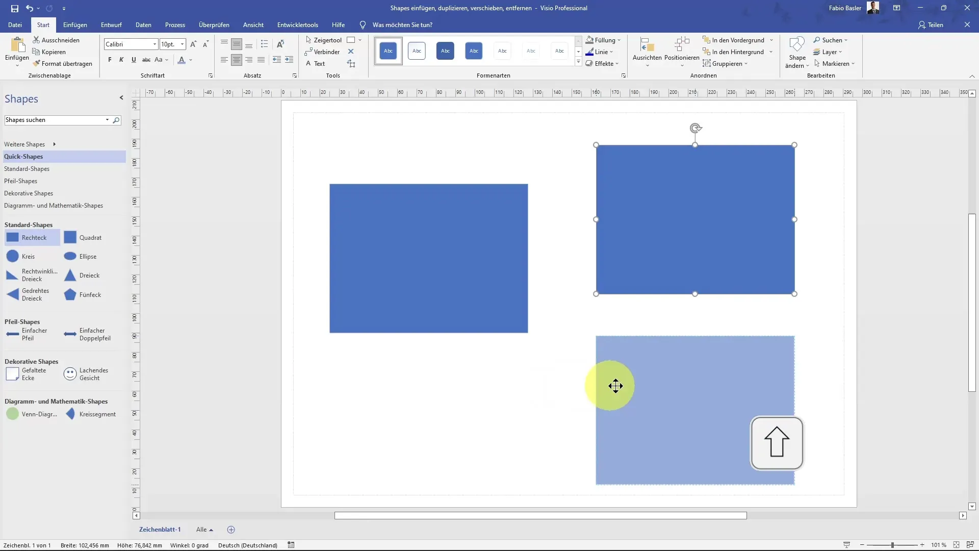 Manage shapes efficiently in MS Visio