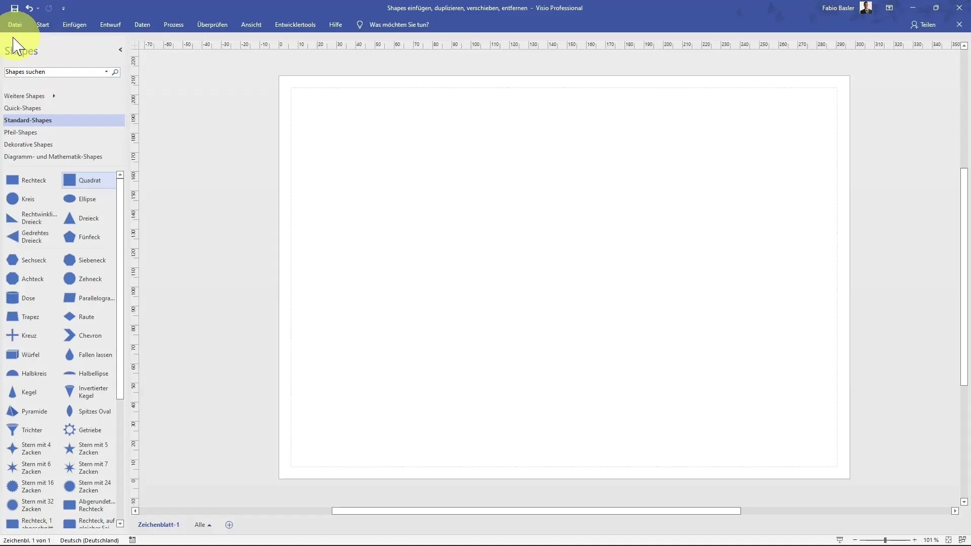 Manage shapes efficiently in MS Visio