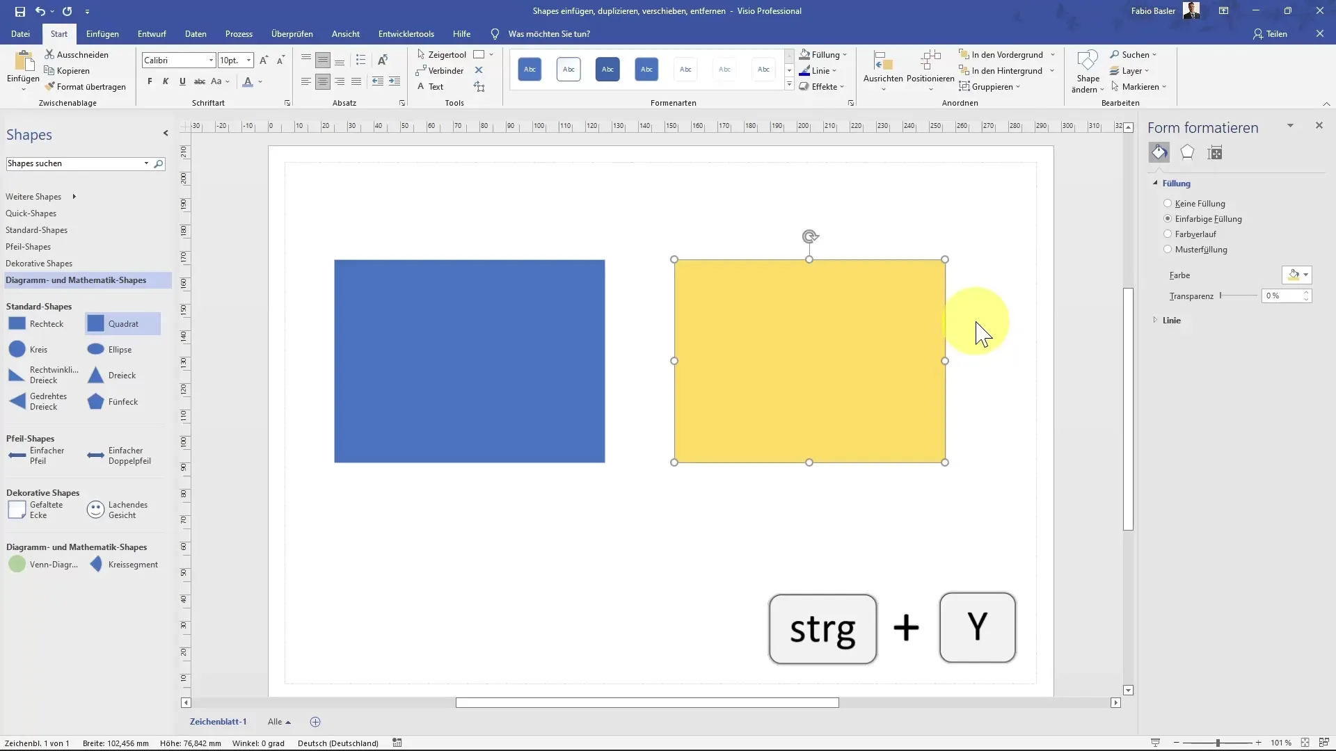 Manage shapes efficiently in MS Visio