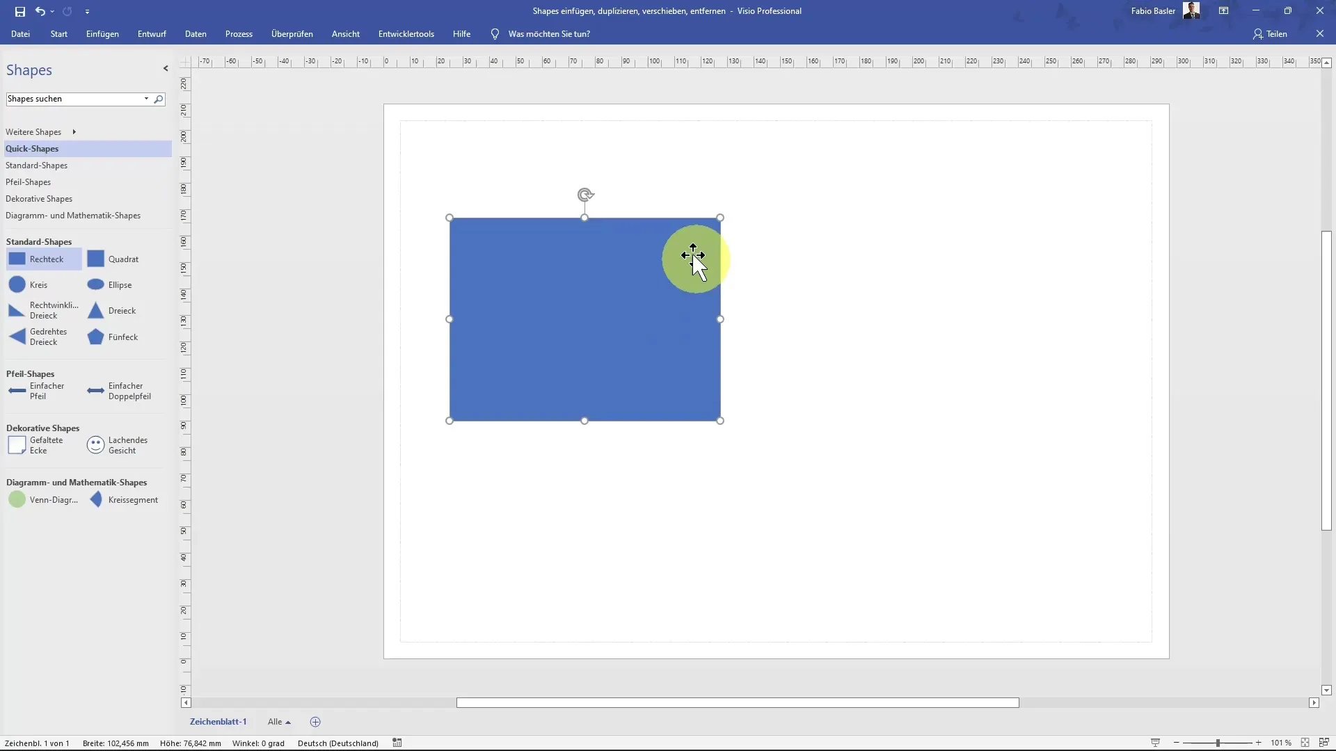 Manage shapes efficiently in MS Visio