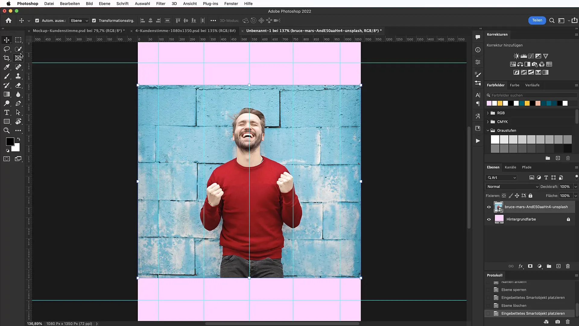 Menampilkan ulasan pelanggan secara kreatif di Photoshop