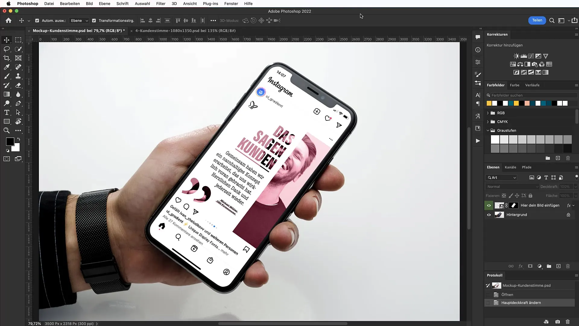 Menampilkan ulasan pelanggan secara kreatif di Photoshop