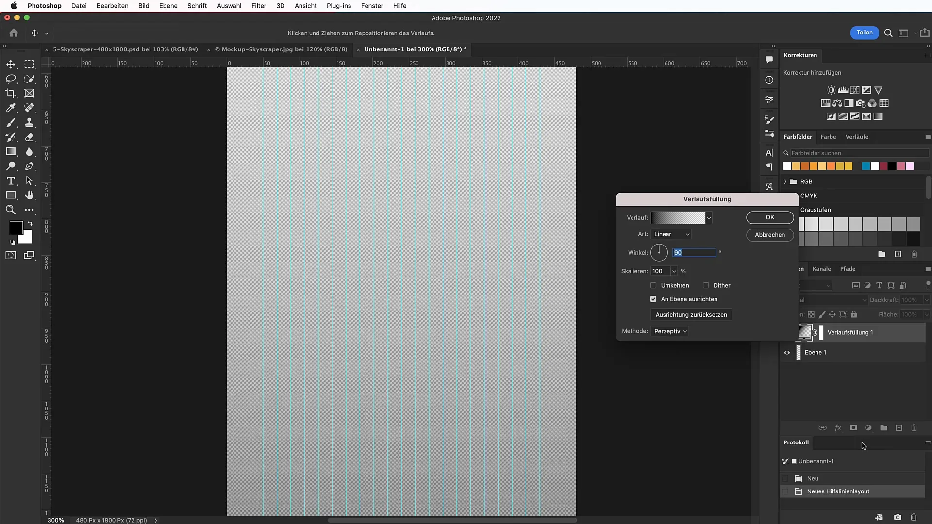 Create a melting skyscraper banner in Photoshop