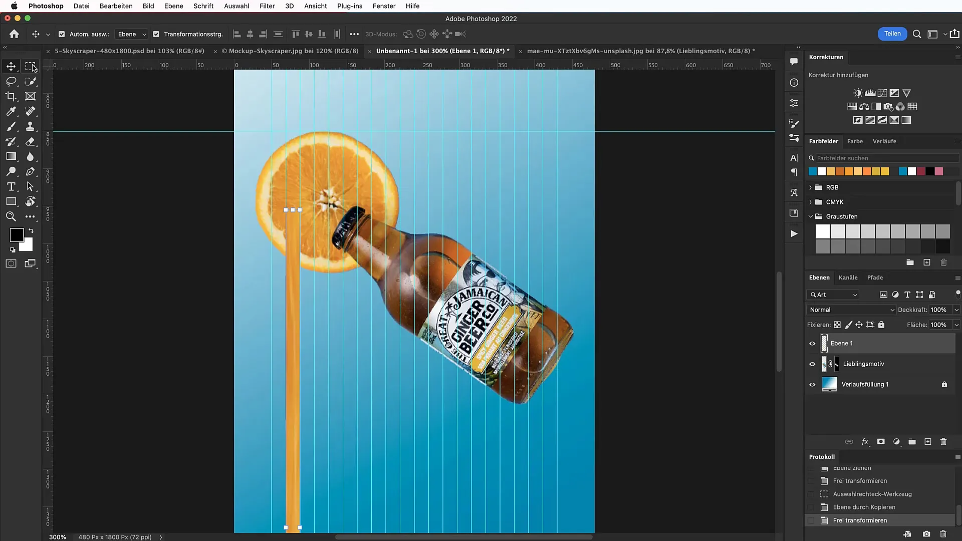 Create a Melting Skyscraper Banner in Photoshop