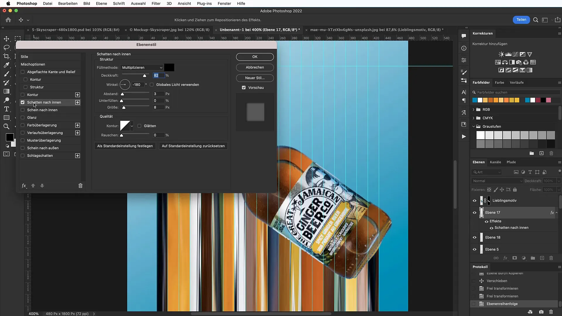 Create a Melting Skyscraper Banner in Photoshop