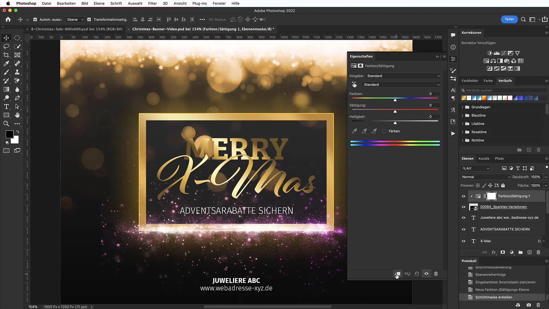 Membuat desain natal di Photoshop: Membuat desain yang meriah