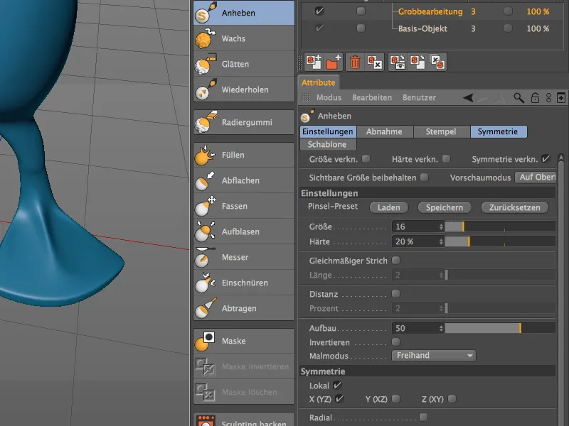 Novo no Release 14 - Modelagem de detalhes com Sculpting.