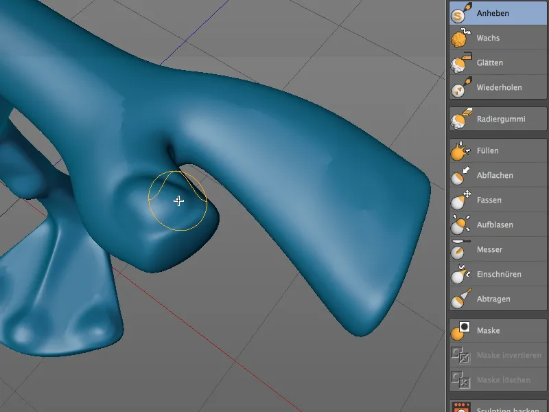 Uus versioonis 14 - detailide modelleerimine skulptuuriga.