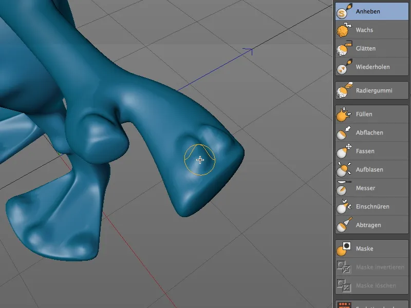 Uus versioonis 14 - detailide modelleerimine skulptuuriga