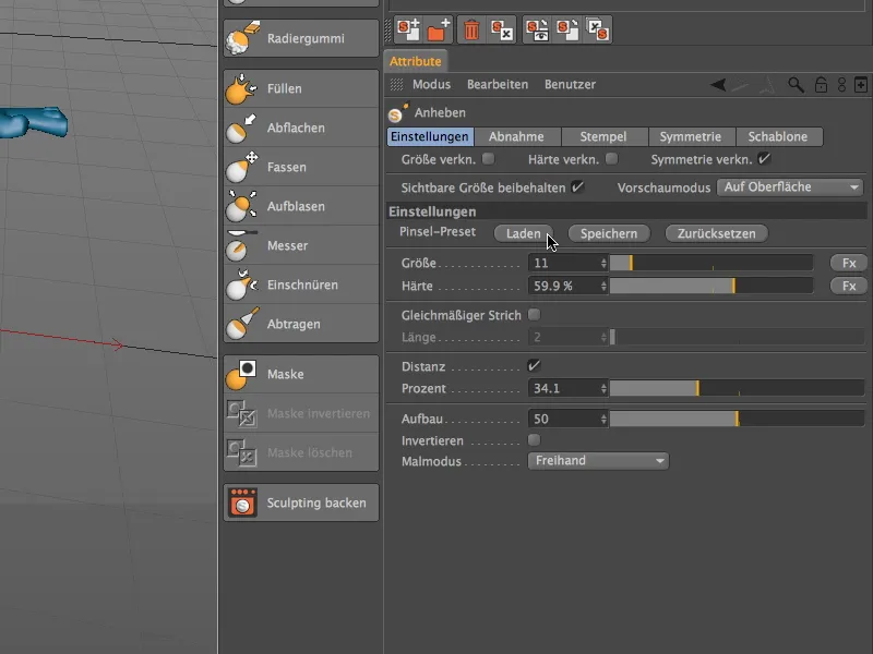 Nuovo nel rilascio 14 - Modellazione dei dettagli con lo sculpting