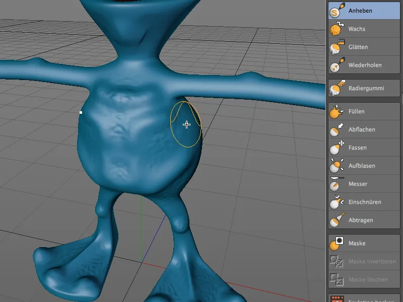 Novo no Release 14 - Modelagem de detalhes com Sculpting.