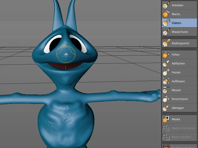 Novo no Release 14 - Modelagem de detalhes com Sculpting.