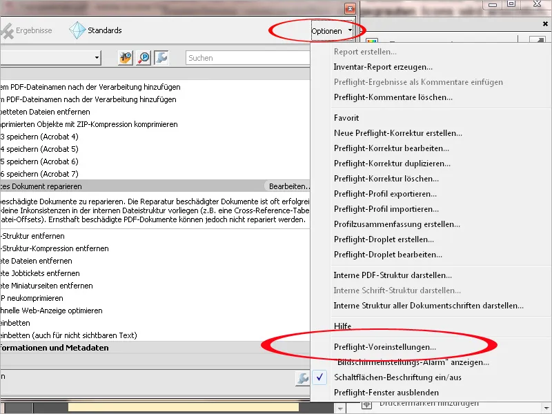 Preflight-Profil i Acrobat - Översikt