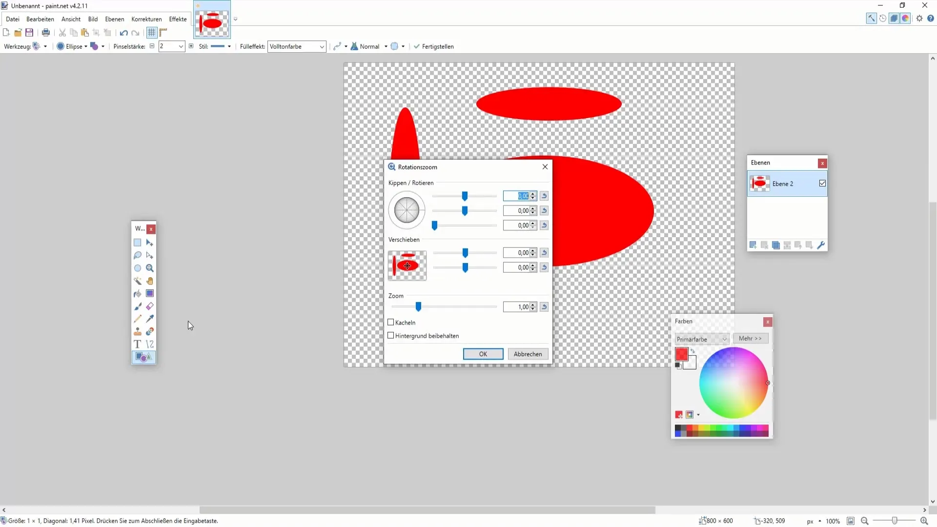 Paint.NET - Effektiv kopiering og rotation af objekter