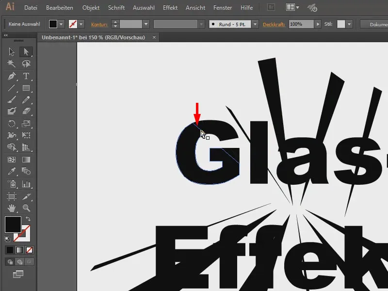 Astuces et techniques pour Adobe Illustrator : Verre brisé