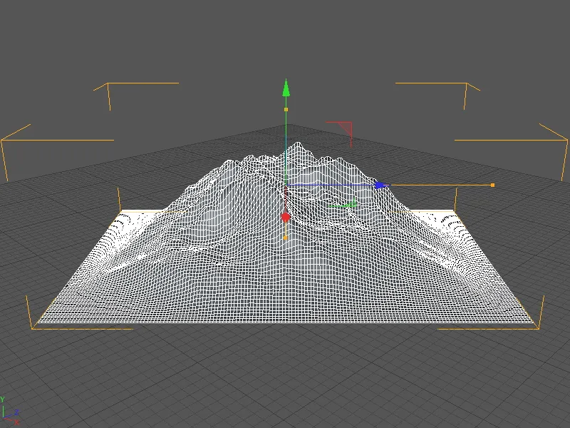 Nou în versiunea 13 - Zăpadă în munți cu ajutorul shader-ului de relief.