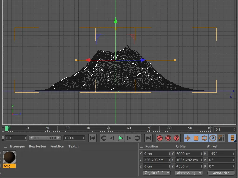 Nuovo nel rilascio 13 - neve in montagna con lo shader del terreno.