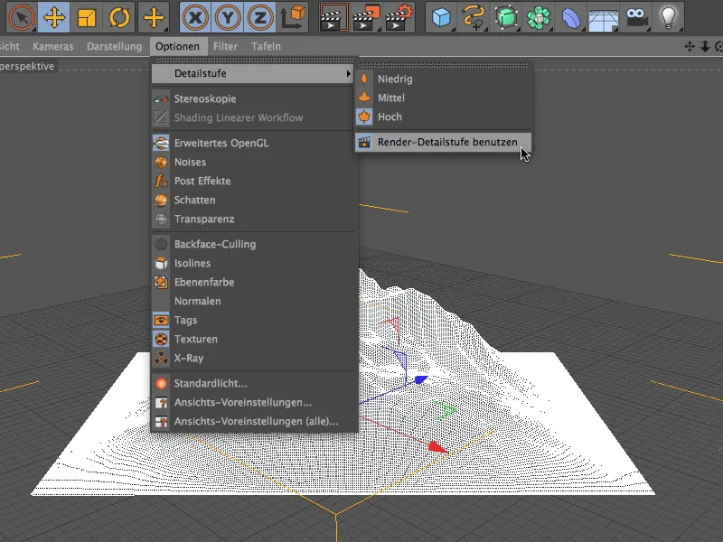 Nuovo nel rilascio 13 - neve sulle montagne con lo shader della maschera del terreno.