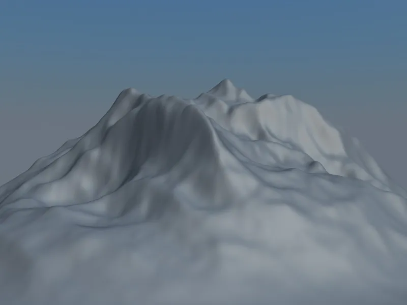 Nuovo nel rilascio 13 - neve in montagna con lo shader del terreno.