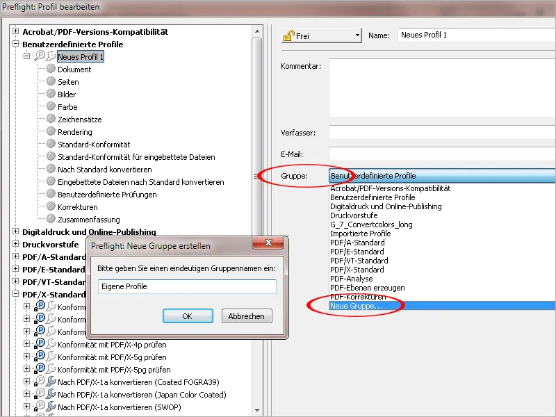 Define your own preflight profiles in Acrobat