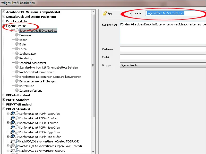 Definiera egna Preflight-profiler i Acrobat.