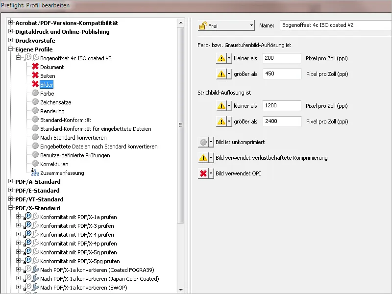 Definiera dina egna Preflight-profiler i Acrobat.