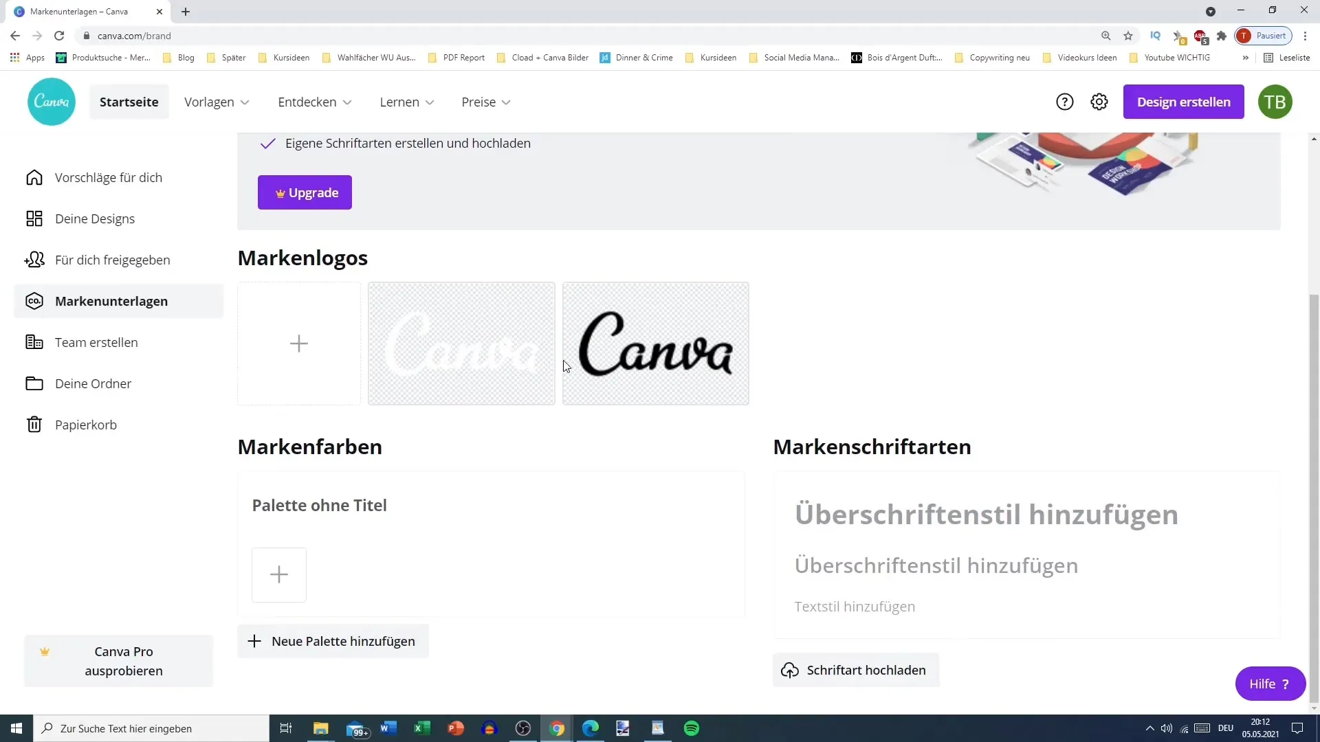 Canva Dashboard Navigation for effektivt design