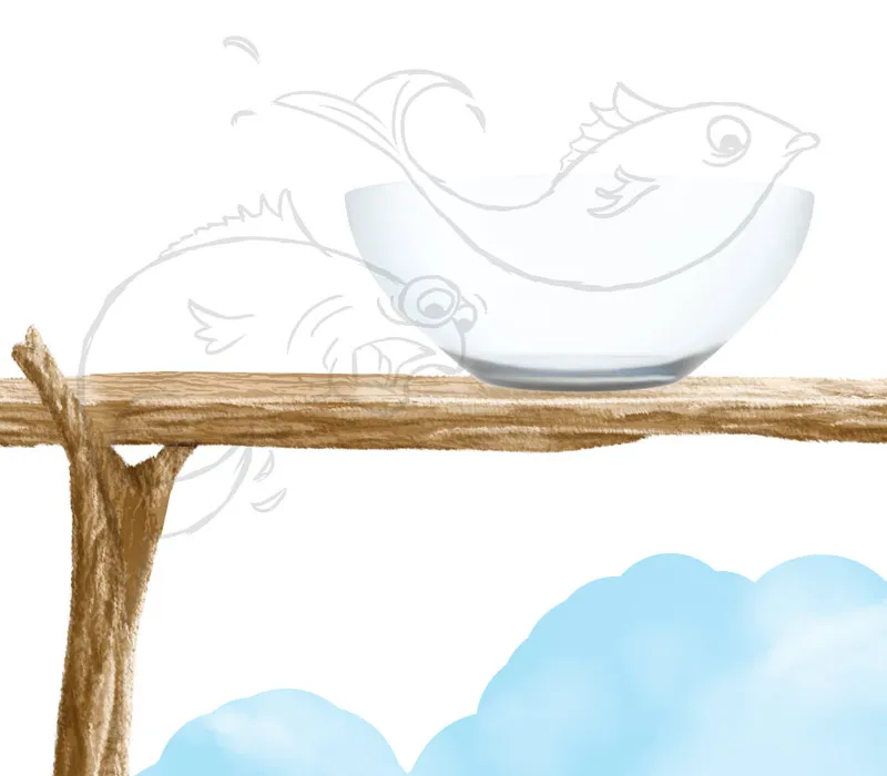 Illustration - On the hunt for fish! - Part 3 - Painting fish - Final