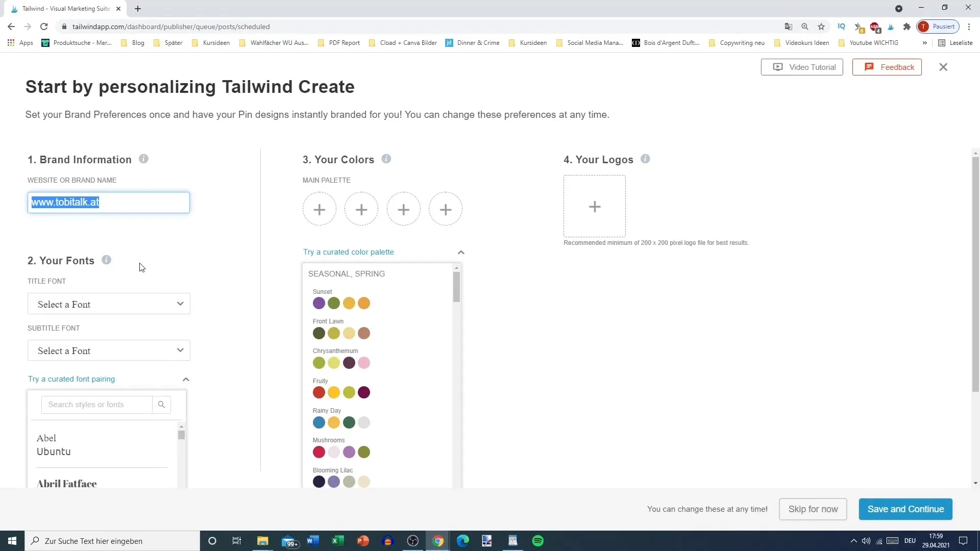 Criar gráficos para o Pinterest facilmente com o Tailwind