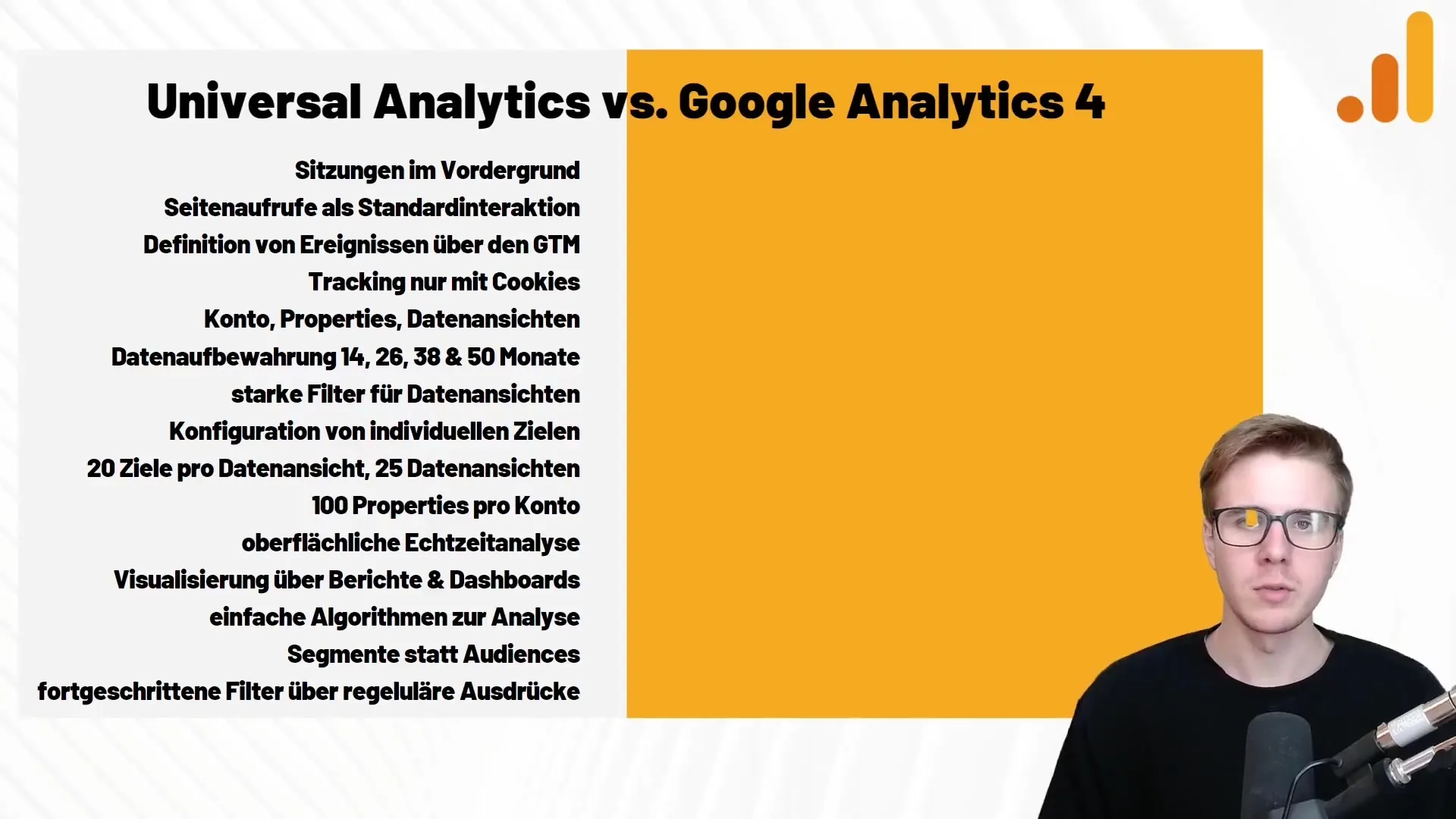 Google Analytics 4 dibandingkan dengan Universal Analytics