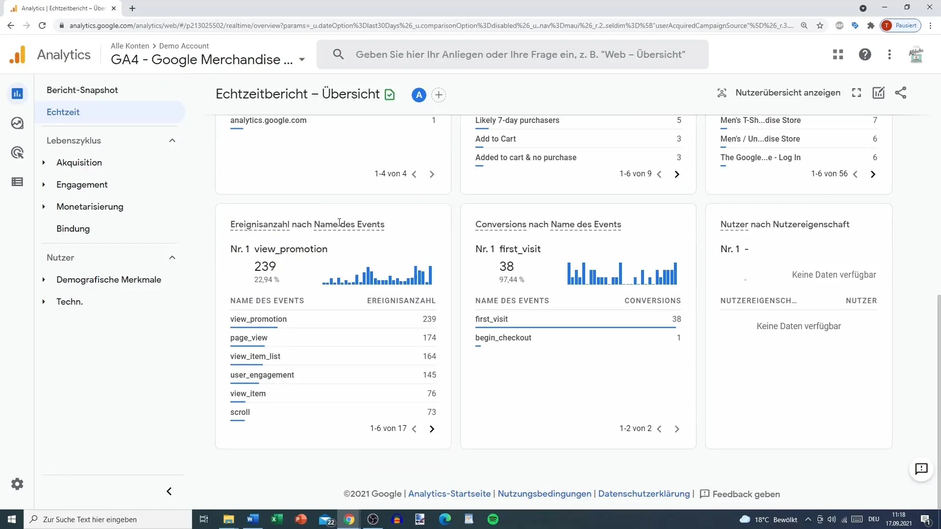 Bruk sanntidsrapporteringen i Google Analytics effektivt