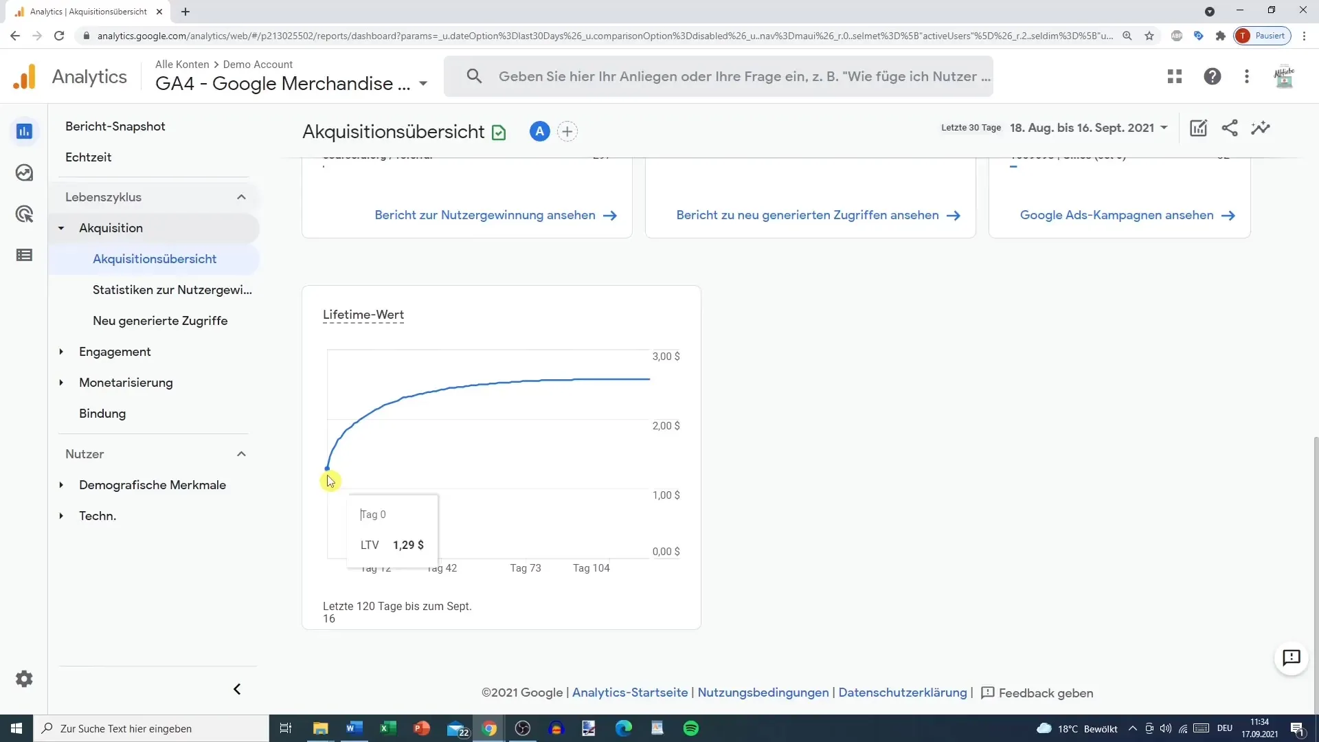 Használja ki optimálisan az akvizíciós jelentést a Google Analyticsban