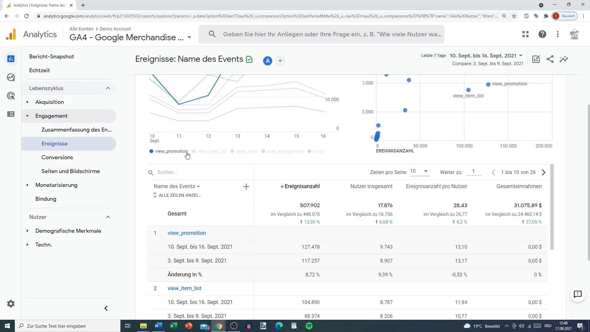 Анализирайте доклад за ангажираност в Google Analytics