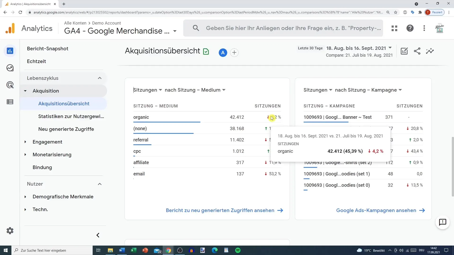 Panduan lengkap untuk membandingkan Google Analytics