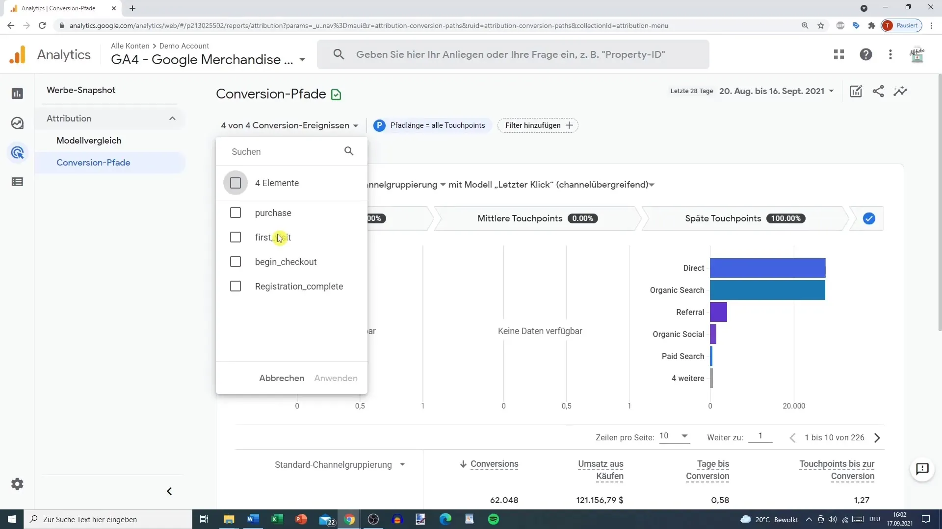 Forstå og optimaliser konverteringsbaner i Google Analytics