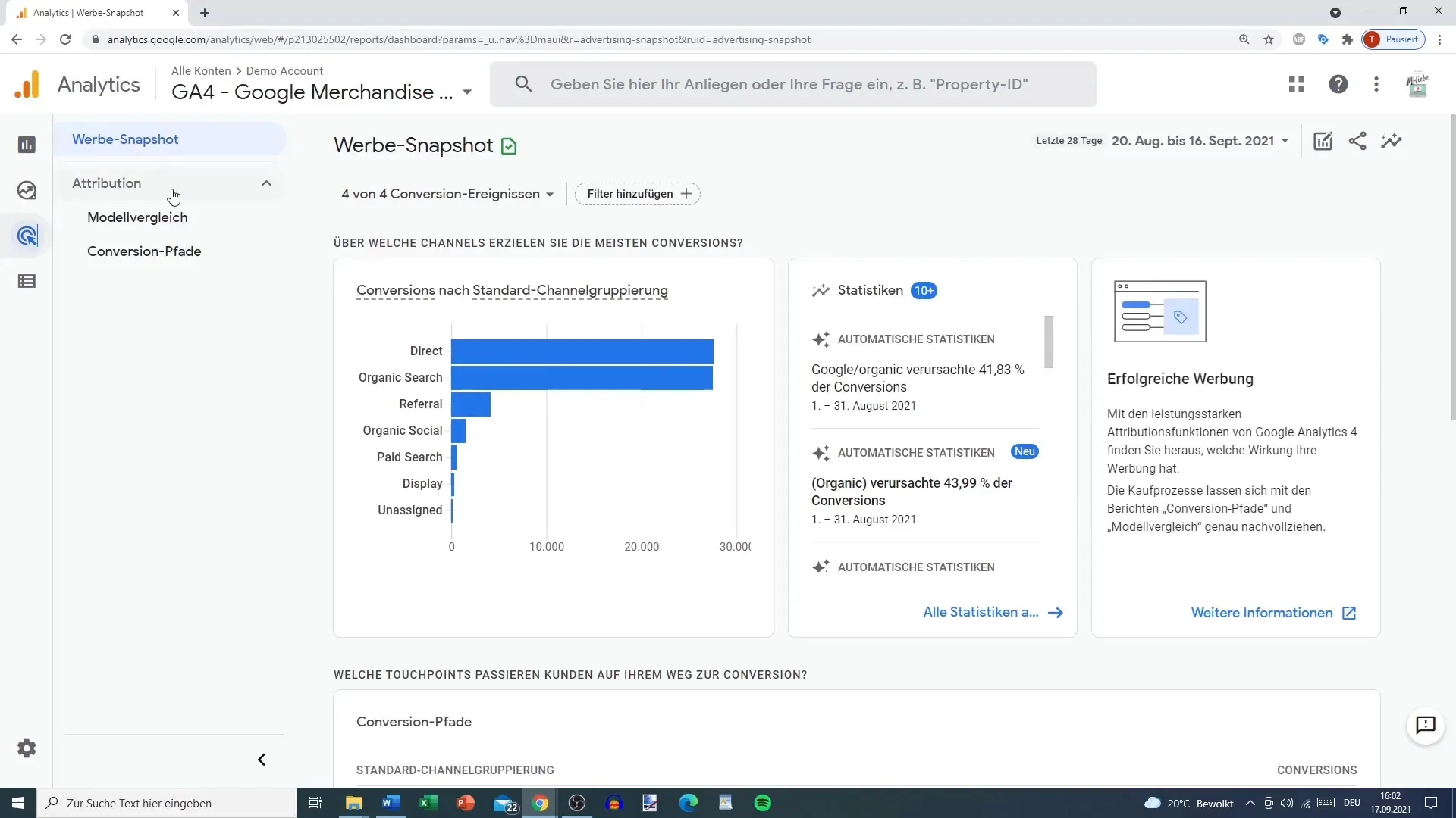 Forstå og optimaliser konverteringsstier i Google Analytics