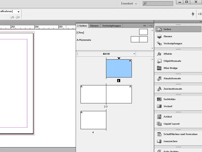 Satzspiegel einrichten in InDesign